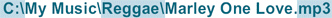 <strong> In the file specification in the figure above, Marley One Love is the ____.</strong> A) drive letter B) primary folder C) filename D) extension