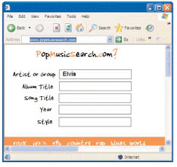 <strong> You can query by ____ using a fill-in form like the one show in the figure above.</strong> A) example B) model C) format D) function