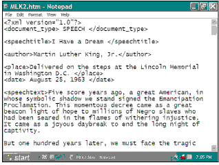 <strong> The above figure shows a(n) ____ document.</strong> A) HTML B) XML C) JavaScript D) Perl