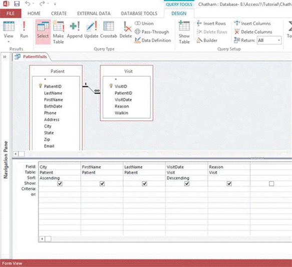 In the accompanying figure, the VisitDate field is the ____________________ sort field in a sorted datasheet.