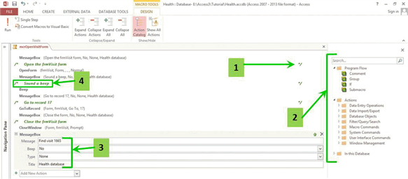 <strong> In the accompanying figure, which numbered arrow indicates that a comment has ended?</strong> A) 1 B) 2 C) 3 D) 4