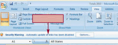 The item indicated in the accompanying figure is the Security Bar .