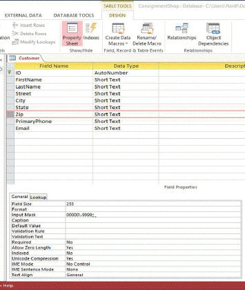 <strong>Case Based Critical Thinking Questions Case 5-1 Janise is creating a database to keep track of her customers for her pet sitting business. She is in the process of creating the Customer table. She would like to design the table so that data entry is as consistent and accurate as possible. Using the figures below, determine which Access features Janise used to ensure consistent and accurate data entry. Figure Case 5-1-1 Figure Case 5-1-2 The 9999 included in the Input Mask property in Figure Case 5-1-2 indicates that data entry is ____ for that part of the field.</strong> A) required B) optional C) automatic D) a default value
