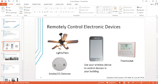 <strong> Referring to the accompanying illustration, the picture of the ceiling fan is an example of a _____.</strong> A) text box B) text object C) graphic box D) graphic object