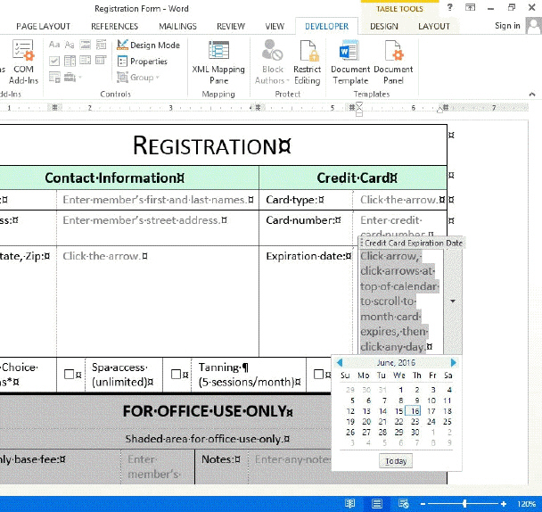 When you insert a drop-down list content control like the one in the accompanying figure, you add items to the list, and arrange them in any order that suits you.