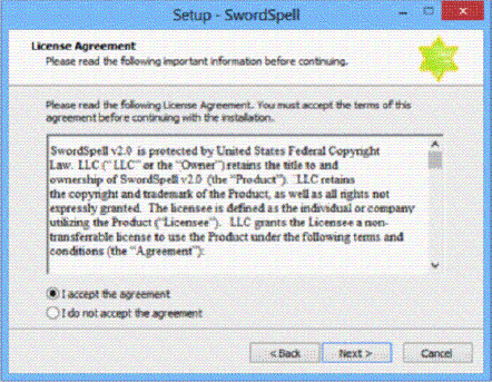 <strong> If you check I do not accept the agreement on the accompanying figure, _____.</strong> A) the software will be loaded but you will be not able to use it B) the software will not load C) the software will be installed D) the software will not be recognized by the operating system