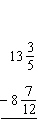 Subtract. Then write the difference in lowest terms.  <div style=padding-top: 35px> 