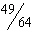 Mixed format: (with a space between the whole number and the numerator) Fraction format: Reduce all fractions. A motor brush is inches long. How long is it after wears away?