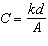 <strong>The total capacitance ( C ) is directly proportional to the product of the dielectric constant ( k ) and plate area ( A ) and inversely proportional to the thickness ( d ) of the dielectric.</strong> A) B) C) D)