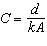 <strong>The total capacitance ( C ) is directly proportional to the product of the dielectric constant ( k ) and plate area ( A ) and inversely proportional to the thickness ( d ) of the dielectric.</strong> A) B) C) D)