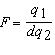 <strong>The electrostatic force ( F ) between two plates of a charged capacitor is directly proportional to the product of the charges ( and ) on each plate and inversely proportional to the square of the distance ( d ) between the plates.</strong> A) B) C) D)