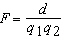 <strong>The electrostatic force ( F ) between two plates of a charged capacitor is directly proportional to the product of the charges ( and ) on each plate and inversely proportional to the square of the distance ( d ) between the plates.</strong> A) B) C) D)