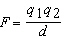 <strong>The electrostatic force ( F ) between two plates of a charged capacitor is directly proportional to the product of the charges ( and ) on each plate and inversely proportional to the square of the distance ( d ) between the plates.</strong> A) B) C) D)