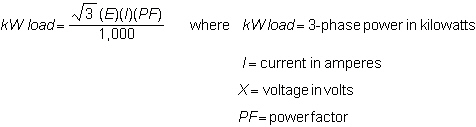 A three-phase, three-wire circuit delivers 175 amperes at a voltage of 220 volts with a 0.85 power factor. What is the kilowatt load to the nearer hundredth?