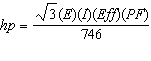 What is the current in amperes in a 3-phase circuit when the load is 67.5 horsepower, the efficiency is 90%, the voltage is 440 volts, and the circuit power factor is 0.80? Round the answer to the nearer hundredth.