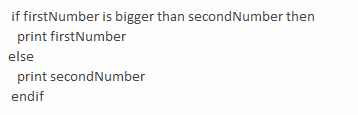 The following pseudocode is an example of a ____ structure.  