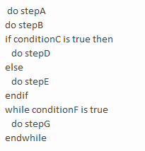 <strong>The following pseudocode is an example of ____. </strong> A)nesting B)stacking C)single alternative structures D)a posttest