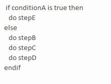 <strong>The following pseudocode is an example of ____. </strong> A)nesting B)stacking C)a posttest D)a pretest