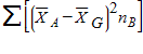 <strong>In a two-way factorial ANOVA, the formula for calculating SS<sub>A×B</sub> is</strong> A) B) C) D)