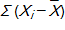 <strong>The expression instructs us to _______.</strong> A) sum the scores. B) sum the scores and then subtract the mean. C) subtract every ith score from the mean. D) subtract the mean from each score and add up the deviations.