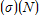 <strong>The standard deviation of the sampling distribution is represented by which of the following symbol(s)?</strong> A)   B)   C)   D)   <div style=padding-top: 35px> 