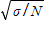 <strong>The standard deviation of the sampling distribution is represented by which of the following symbol(s)?</strong> A)   B)   C)   D)   <div style=padding-top: 35px> 