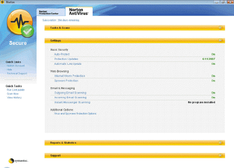 Antivirus programs like those in the accompanying figure work by looking for programs that attempt to modify the boot program, the operating system, and other programs.