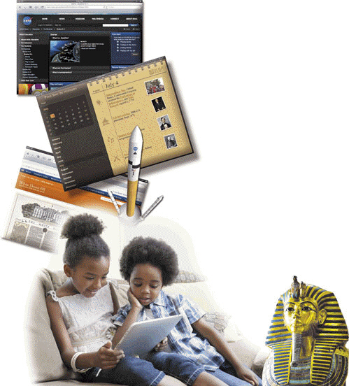 <strong> As shown in the accompanying figure, ____ is a digital media application that accepts input from the user and performs some action in response.</strong> A) interactive digital media B) hypertext C) the Web D) computer-based training