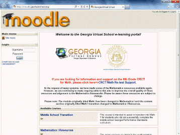 <strong> All of the following are commercial software packages of the technology shown in the accompanying figure EXCEPT ____.</strong> A) eCollege B) Drupal C) Blackboard D) Angel