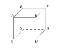 <strong>The object shown in the figure is a cube (all edges are equal in length). Suppose the length of diagonal CF in the figure is feet. What is the length of edge AC ? </strong> A)5 inches B) inches C) inches D) inches E) inches
