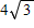<strong>Find the remaining sides of a 30° - 60° - 90° triangle if the longest side is 10. </strong> A) , B)4, C)3, D)5, E) ,