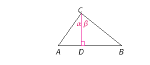 Find α if A = α . Remember: The sum of the three angles in any triangle is always 180°. α = __________°