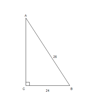 <strong>Find tan B in the right triangle below . </strong> A) B) C) D) E)