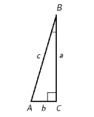 <strong>Refer to right triangle ABC with . If and cm, find b . Round the answer to the nearest hundredth. </strong> A)2.12 cm B)2.27 cm C)2.18 cm D)2.21 cm E)2.33 cm
