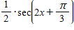 <strong>Sketch one complete cycle of the following function by first graphing the appropriate sine or cosine curve and then using the reciprocal relationships. </strong> A) B) C) D) E) 
