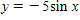 <strong>The graph below is one complete cycle of the graph of an equation containing a trigonometric function. Find an equation to match the graph. If you are using a graphing calculator, graph your equation to verify that it is correct. </strong> A) B) C) D) E)