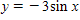 <strong>The graph below is one complete cycle of the graph of an equation containing a trigonometric function. Find an equation to match the graph. If you are using a graphing calculator, graph your equation to verify that it is correct. </strong> A) B) C) D) E)