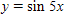 <strong>The graph below is one complete cycle of the graph of an equation containing a trigonometric function. Find an equation to match the graph. If you are using a graphing calculator, graph your equation to verify that it is correct. </strong> A) B) C) D) E)