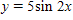 <strong>The graph below is one complete cycle of the graph of an equation containing a trigonometric function. Find an equation to match the graph. If you are using a graphing calculator, graph your equation to verify that it is correct. </strong> A) B) C) D) E)