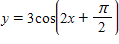 <strong>The graph below is one complete cycle of the graph of an equation containing a trigonometric function. Find an equation to match the graph. If you are using a graphing calculator, graph your equation to verify that it is correct. </strong> A) B) C) D) E)