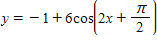 <strong>The graph below is one complete cycle of the graph of an equation containing a trigonometric function. Find an equation to match the graph. If you are using a graphing calculator, graph your equation to verify that it is correct. </strong> A) B) C) D) E)