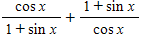 <strong>Find the identical expression for the following. </strong> A) B) C) D) E)