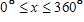 <strong>Solve for θ  if   .   ​</strong> A)60°, 300° B)240°, 300° C)30°, 330° D)60°, 120° E)120°, 240° <div style=padding-top: 35px> 