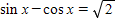 <strong>Write an expression that gives all solutions to the equation.   ​</strong> A)   B)   C)   D)   E)   <div style=padding-top: 35px> 