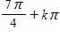 <strong>Write an expression that gives all solutions to the equation.   ​</strong> A)   B)   C)   D)   E)   <div style=padding-top: 35px> 
