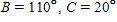 <strong>The problem that follows refers to triangle ABC . If and inches, find c Apply the rules regarding the use of significant digits after all computations are complete. </strong> A)6.0 inches B)9 inches C)11 inches D)8.0 inches E)12 inches