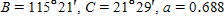 <strong>Solve the triangle. km, km, Apply the rules regarding the use of significant digits after all computations are complete. </strong> A) km B) km C) km D) km E) km