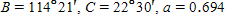 <strong>Solve the triangle. km, km, Apply the rules regarding the use of significant digits after all computations are complete. </strong> A) km B) km C) km D) km E) km