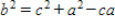 Use the law of cosines to show that, if , then .