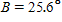 <strong>For the triangle described below, solve for B . Apply the rules regarding the use of significant digits to each angle and length after all computations are complete. ft, ft </strong> A) or B) C) or D) E)no solution